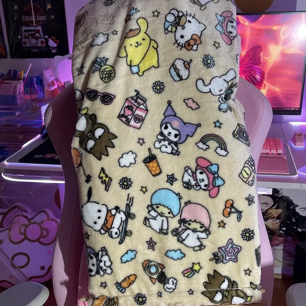Hello Kitty & Friends Throw Blanket 60”x70” My Melody 2024 Sanrio Cloud Soft